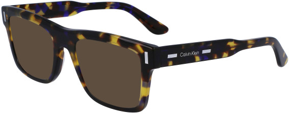 Calvin Klein CK23519 sunglasses in Brown Blue Havana