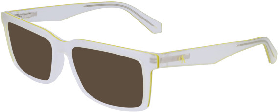 Calvin Klein Jeans CKJ23612 sunglasses in Crystal Clear