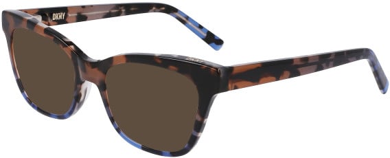 DKNY DK5053 sunglasses in Mocha/Blue Tort Gradient