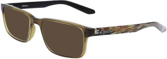 Dragon DR2028-52 sunglasses in Olive Crystal/Olive Resin