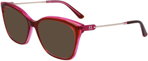 Karl Lagerfeld KL6108 sunglasses in Brown / Rose