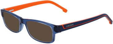 Lacoste L2707-51 sunglasses in Blue Steel/Orange