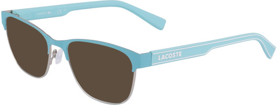 Lacoste L3112 sunglasses in Matte Aqua
