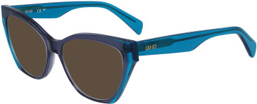 Liu Jo LJ2781 sunglasses in Grey/Turquoise