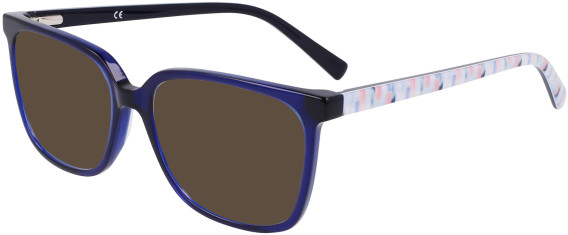 Marchon NYC M-5022 sunglasses in Crystal Blue/Blue Mosaic