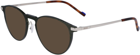 Zeiss ZS23128 sunglasses in Satin Green/Silver