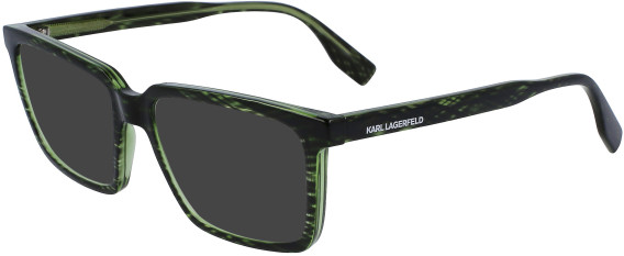 Karl Lagerfeld KL6113 sunglasses in Striped Green