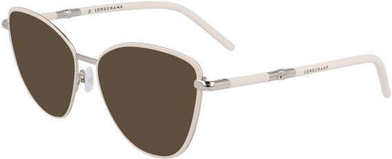 Longchamp LO2156 sunglasses in Gold/White