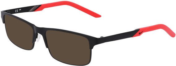 NIKE 5592 sunglasses in Satin Black/Ember Glow