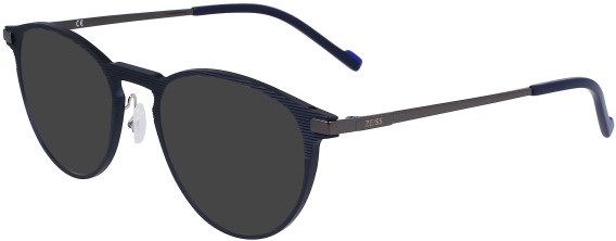Zeiss ZS23128 sunglasses in Satin Blue/Ruthenium