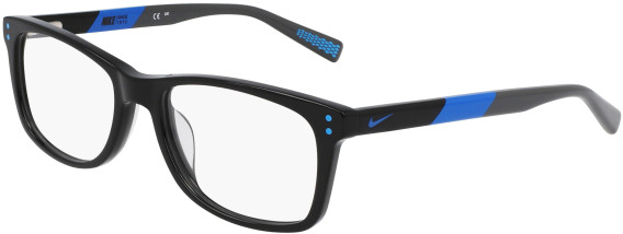 NIKE 5538-52 glasses in Black-Photo Blue