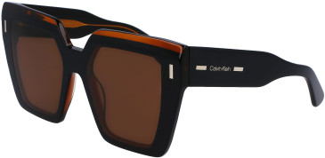 Calvin Klein CK23502S sunglasses in Black/Charcoal