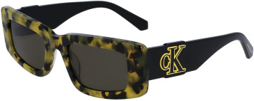 Calvin Klein Jeans CKJ23609S sunglasses in Yellow Havana