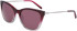 DKNY DK711S sunglasses in Crystal Plum/Smoke