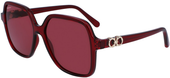 Salvatore Ferragamo SF1083S sunglasses in Transparent Burgundy