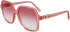 Salvatore Ferragamo SF1083S sunglasses in Transparent Coral