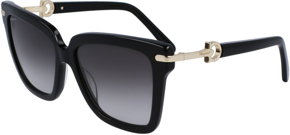 Salvatore Ferragamo SF1085S sunglasses in Black/Gold