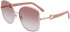 Salvatore Ferragamo SF304S sunglasses in Rose Gold/Nude