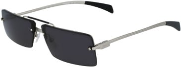 Salvatore Ferragamo SF306S sunglasses in Matte Silver/Black