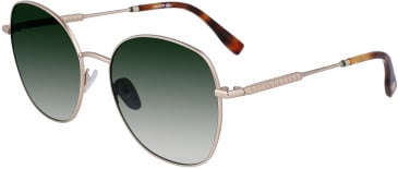 Lacoste L257S sunglasses in Matte Gold