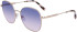 Lacoste L257S sunglasses in Matte Rose Gold
