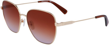Longchamp LO168S sunglasses in Gold/Brick