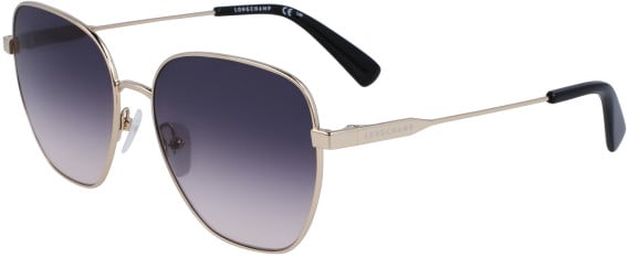 Longchamp LO168S sunglasses in Gold/Grey Peach
