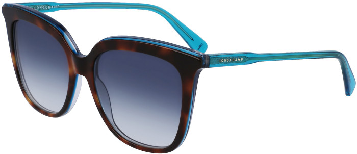 Longchamp Women’s Sunglasses Havana/Azure Longchamp Gradient Havana Nordic/Brown Azure Cateye  main image 4