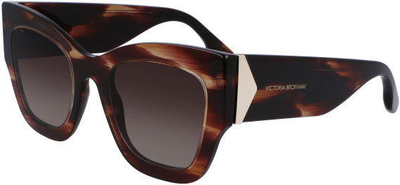 Victoria Beckham VB652S sunglasses in Dark Brown Horn