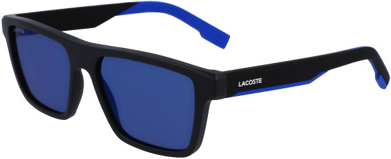 Lacoste L998S sunglasses in Matte Black/Blue