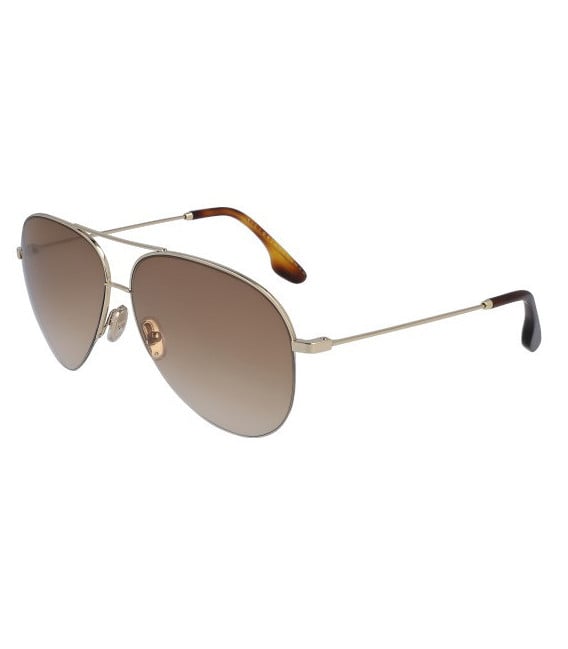 Victoria Beckham VB90S sunglasses in Gold/Brown