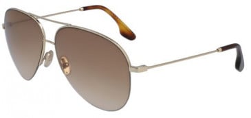 Victoria Beckham VB90S sunglasses in Gold/Brown
