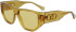 Salvatore Ferragamo SF1077S sunglasses in Transparent Yellow