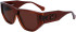 Salvatore Ferragamo SF1077S sunglasses in Transparent Brown