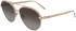 Ferragamo SF229SL sunglasses in Gold/Nude Leather