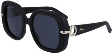 Salvatore Ferragamo SF1058S sunglasses in Matte Black