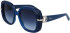Salvatore Ferragamo SF1058S sunglasses in Transparent Turquoise