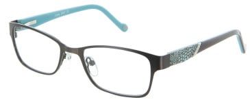 Lipsy 204T glasses in Brown/Blue