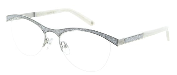 Lipsy 80 glasses in Silver Sparkle