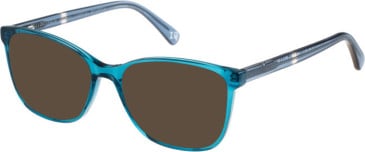 Botaniq BIO-1051 sunglasses in Gloss Teal Blue