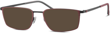 TITANFLEX TFO-850101 sunglasses in Burgundy/Blue
