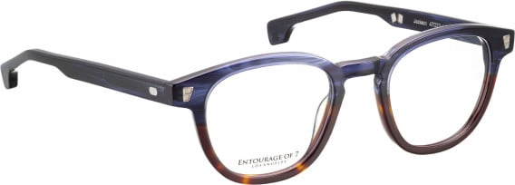 Entourage of 7 Jackson glasses in Blue/Brown