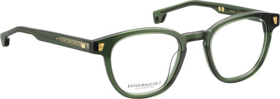 Entourage of 7 Jackson glasses in Green