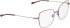 Bellinger Bold-9 glasses in Red/Rose Gold