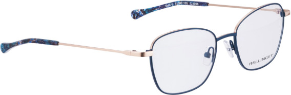 Bellinger Bold-5 glasses in Blue/Rose Gold
