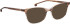 Entourage of 7 Charlotte glasses in Clear Brown
