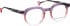Bellinger Love-Hope glasses in Purple/Red