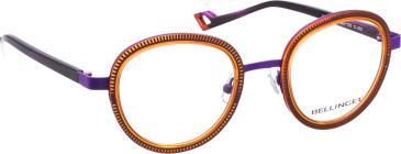 Bellinger Queen-5 glasses in Orange/Purple