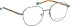 Bellinger Sparkle glasses in Green/Rose Gold