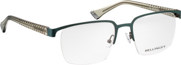 Bellinger Zip glasses in Green/Grey